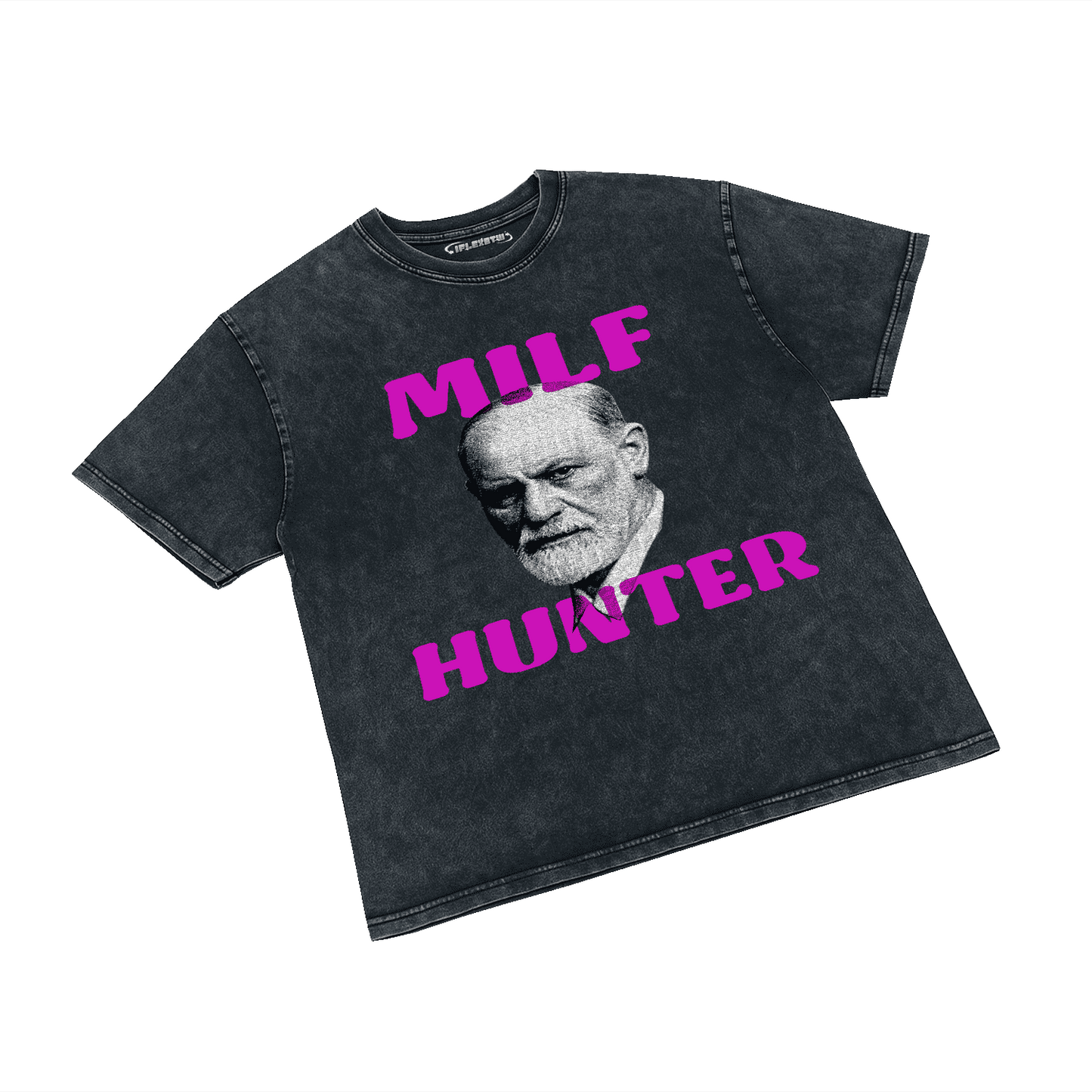 MILF HUNTER ACID WASH TEE