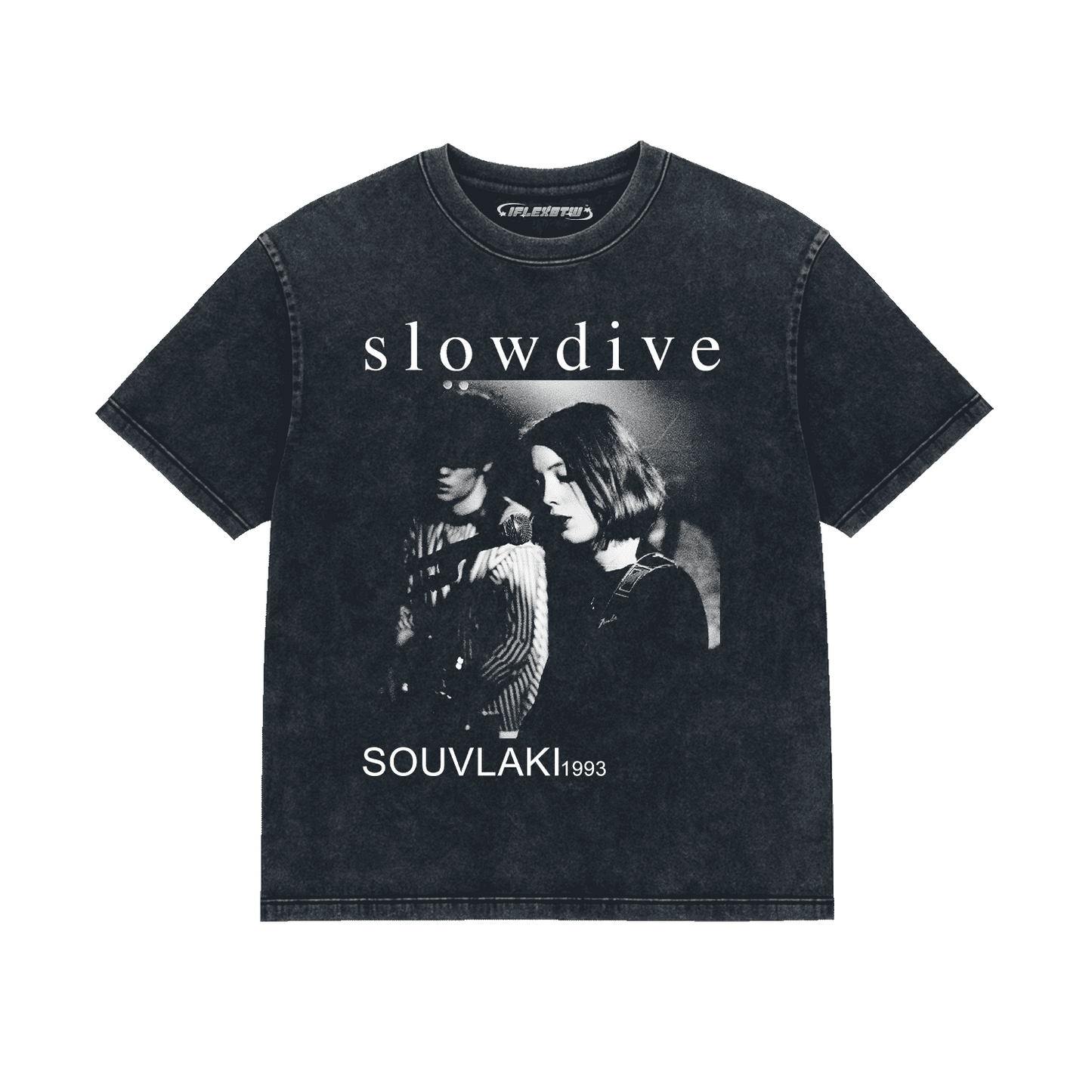 SLOWDIVE ACID WASH TEE