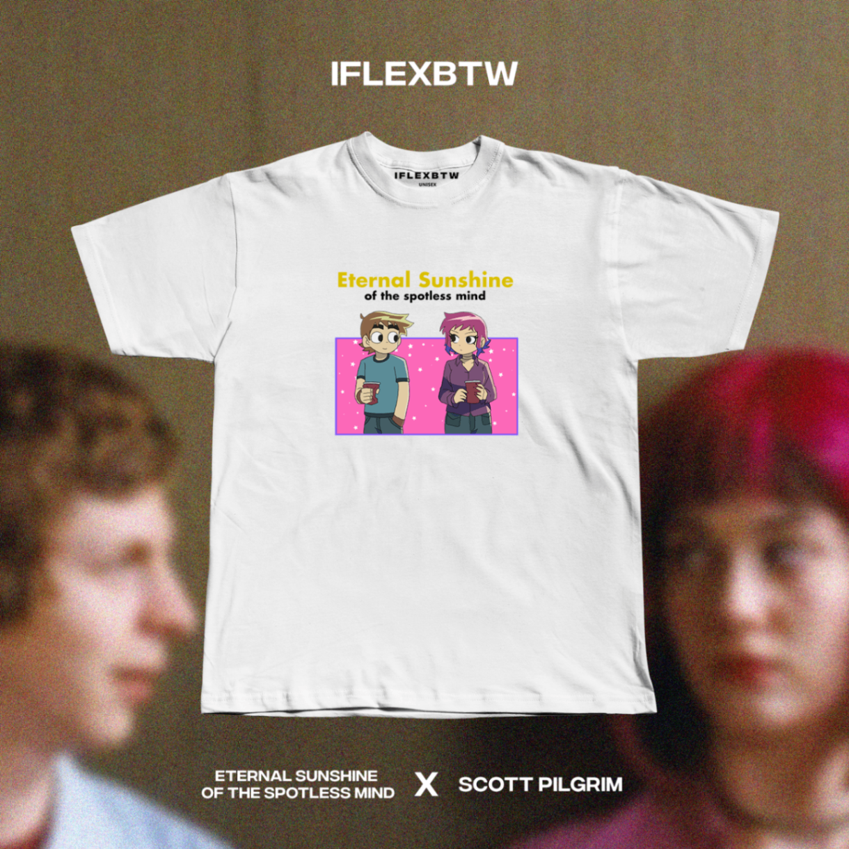 Scott Pilgrim x Eternal sunshine of the spotless mind tee