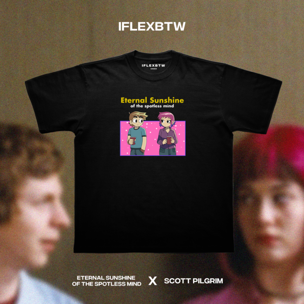 Scott Pilgrim x Eternal sunshine of the spotless mind tee