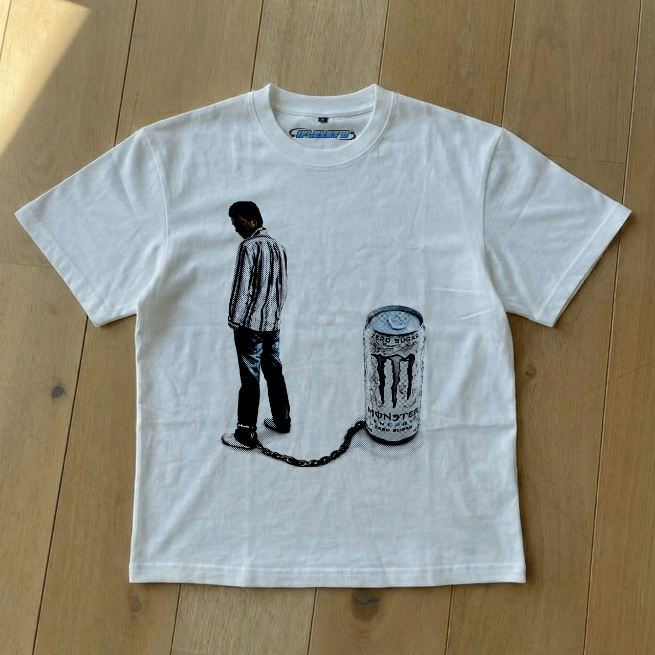 WHITE MONSTER TEE