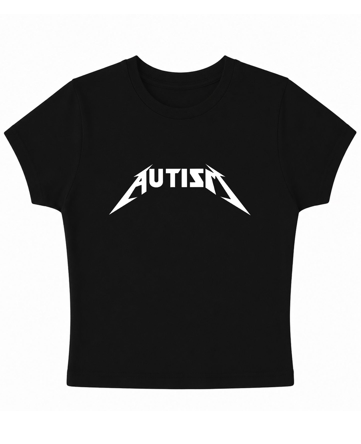 Black Baby Tee Front Design