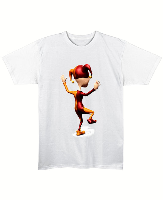 White Regular Fit T-shirt Front Design