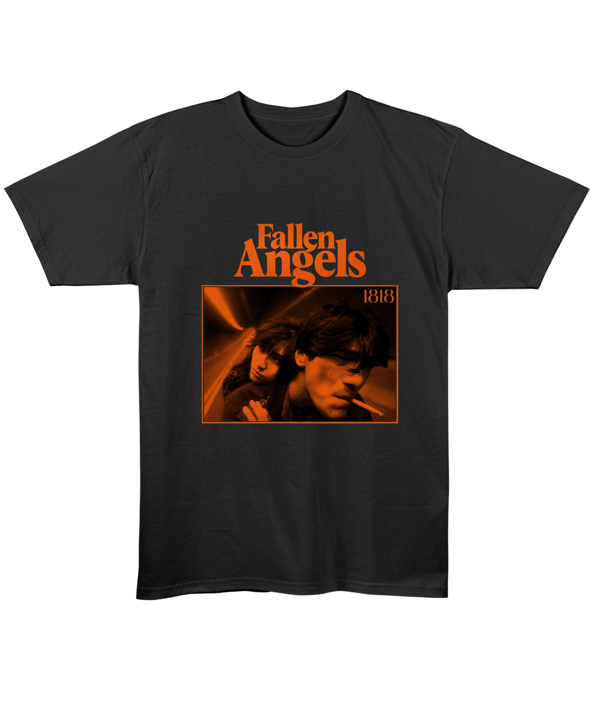Black Regular Fit T-shirt Front Design