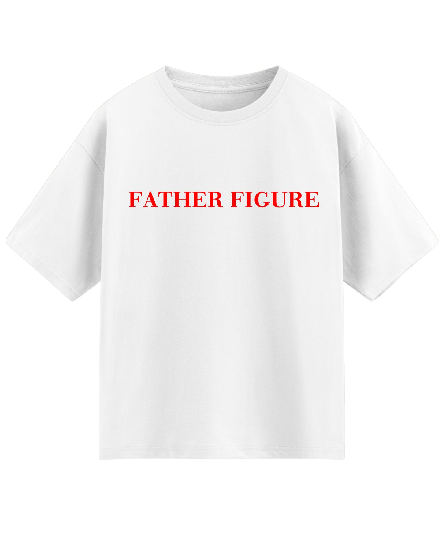 White Oversized T-shirt Front Design