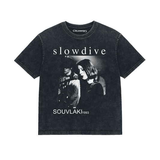 SLOWDIVE ACID WASH TEE
