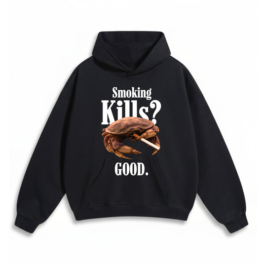 SMOKING KILLS OVERSIZED HOODIE