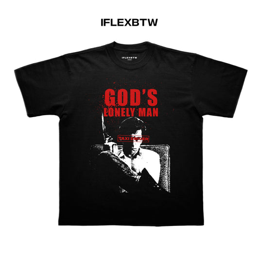 God's lonely man taxi driver t-shirt