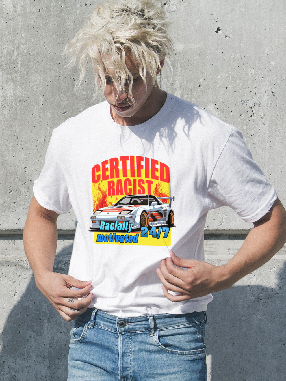 Certified racist tee – IFLEXBTW