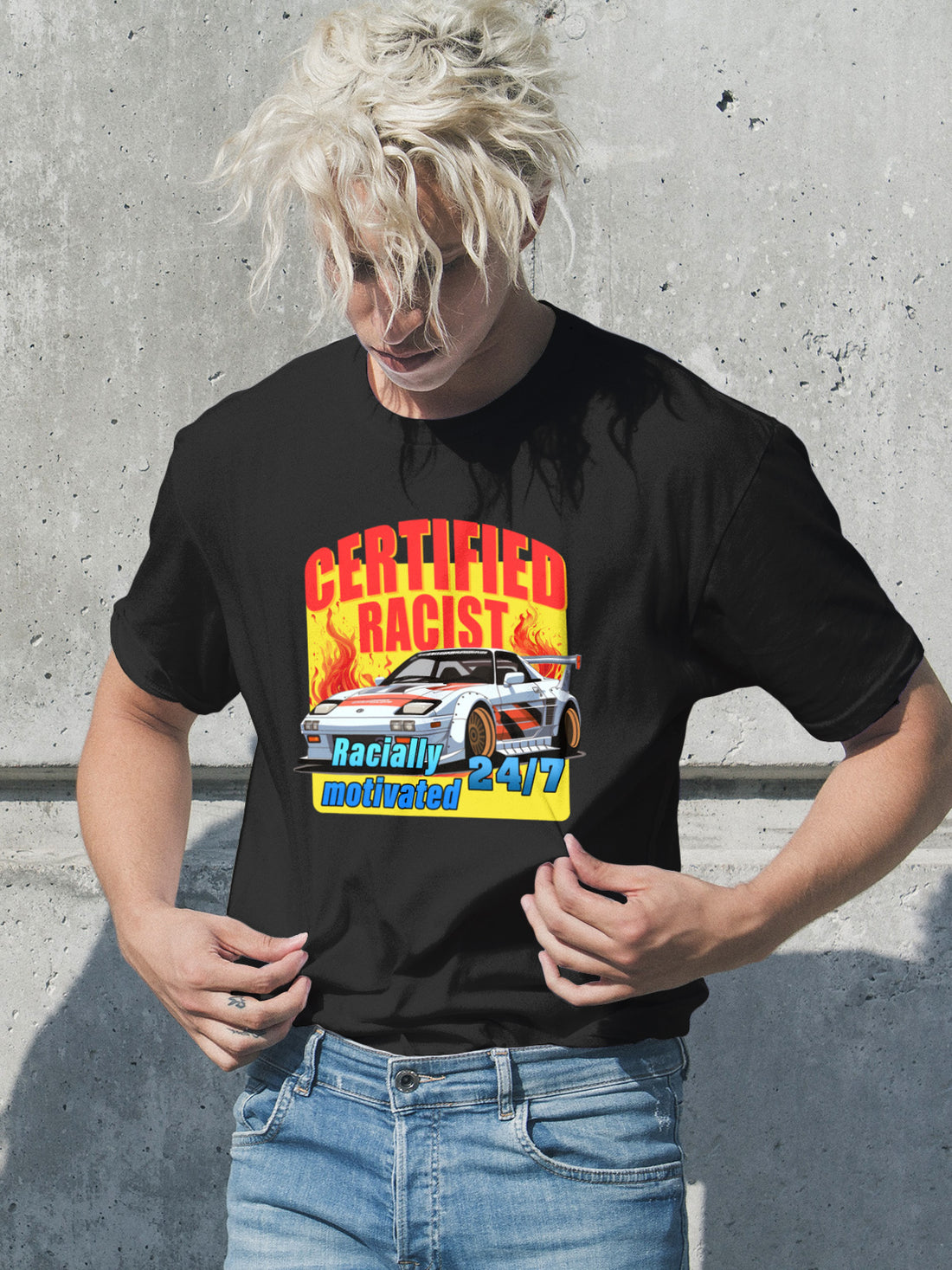 Certified racist tee – IFLEXBTW
